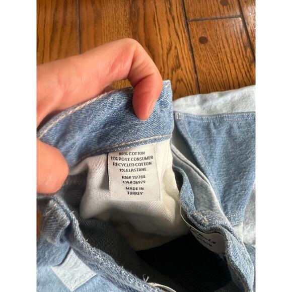 Rails Getty Crop Wide Leg Light Indigo Patchwork 26 NWOT - Picture 8 of 8